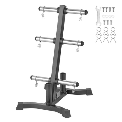 Weight Plate Rack Home Gym Barbell Storage Rack 2 Inch 1000 lbs Capacity