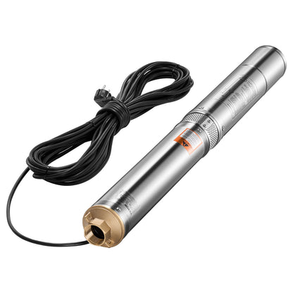750W Edelstahl Tiefbrunnen Tauchpumpe Wasserpumpe 246ft 100L/min