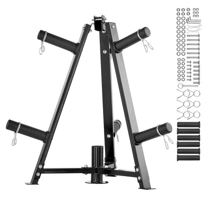 Hantelscheibenständer, Hantelscheibenbaum, Home Gym Langhantel-Lagerregal, 5,1 cm