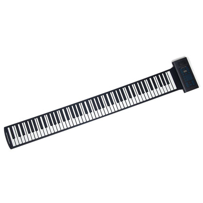 88 Key Roll Up Piano Portable Hand Roll 128 Rhythms Tones Uppladdningsbar