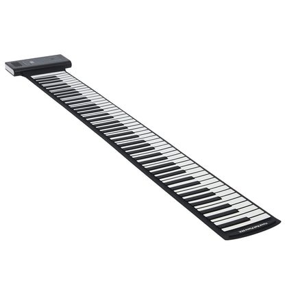 88 Key Roll Up Piano Portable Hand Roll 128 Rhythms Tones Uppladdningsbar