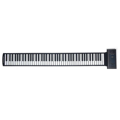 88 Key Roll Up Piano Portable Hand Roll 128 Rhythms Tones Uppladdningsbar