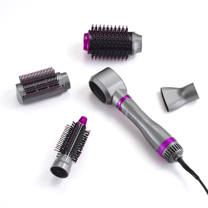 Hårtorkborste 5-i-1 Hot Hair Styler Uppgraderad negativ jon för curling