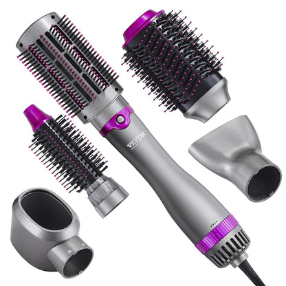 Hårtorkborste 5-i-1 Hot Hair Styler Uppgraderad negativ jon för curling