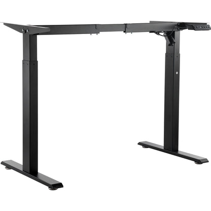Elektrisk Ståbordsram Justerbar 70-117 cm H Svart Arbetsstationssockel