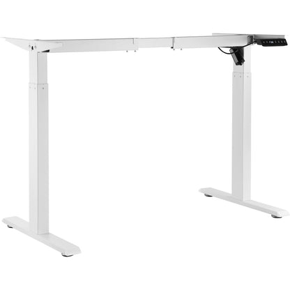 Elektrischer Stehpult-Stativ, verstellbar, 70 – 117 cm H, Arbeitsplatz, Weiß