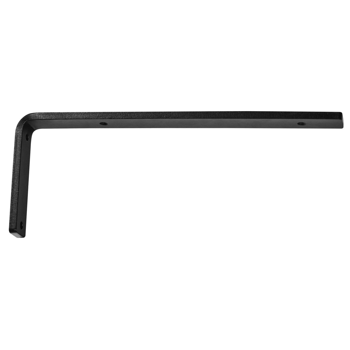 Hyllfäste, kraftiga flytande hyllfästen 10 x 6 tum, 4 st konsoler för hyllor, 5 mm tjocka mattsvart L-hyllfäste, stålhyllor med 160 lbs lastkapacitet