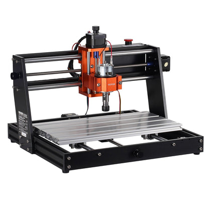 CNC-fräsmaskin, 300x200x72mm arbetsyta, 120W gravyrmaskin, 3-axlig GRBL-kontroll Trägravering Carving Fräsmaskinsats 1200RPM med offlinekontroll för trä, akryl, MDF, PVC, plastskum