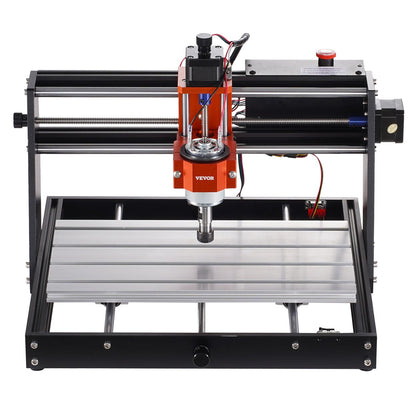 CNC-fräsmaskin, 300x200x72mm arbetsyta, 120W gravyrmaskin, 3-axlig GRBL-kontroll Trägravering Carving Fräsmaskinsats 1200RPM med offlinekontroll för trä, akryl, MDF, PVC, plastskum