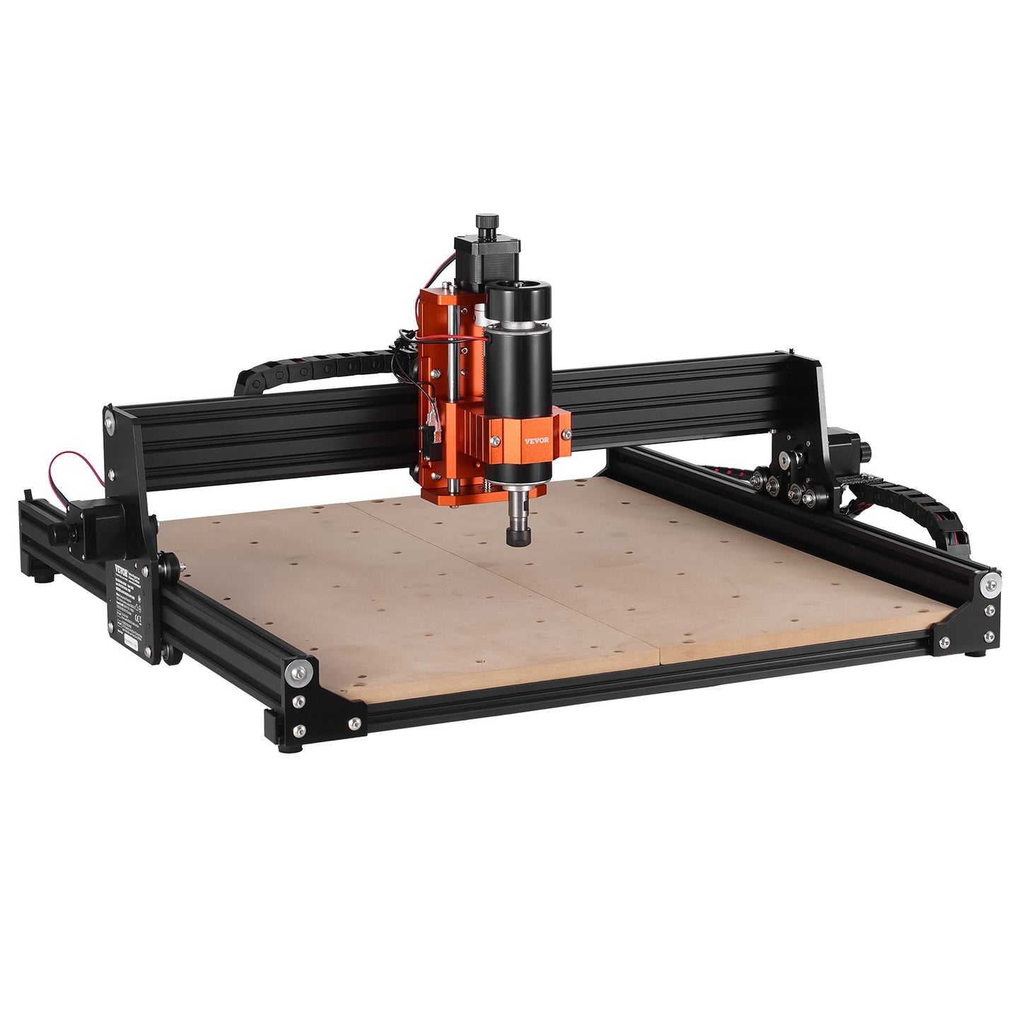 CNC-fräsmaskin, 400x400x60mm arbetsyta, 300W gravyrmaskin, 3-axlig GRBL-kontroll Trägravyr Sniderfräsmaskinsats 1200RPM med offlinekontroll för trä, akryl, MDF, PVC, plastskum