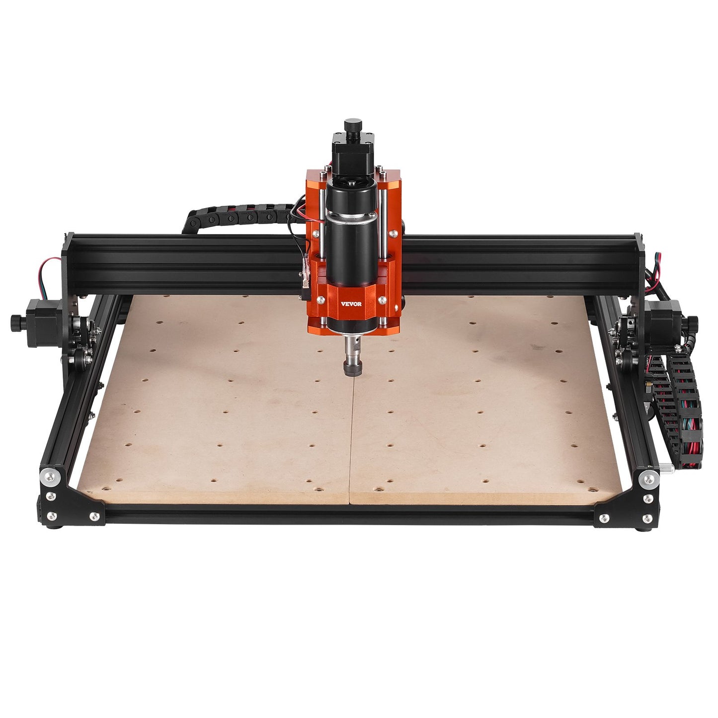 CNC-fräsmaskin, 400x400x60mm arbetsyta, 300W gravyrmaskin, 3-axlig GRBL-kontroll Trägravyr Sniderfräsmaskinsats 1200RPM med offlinekontroll för trä, akryl, MDF, PVC, plastskum