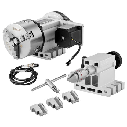 Indexeringsdel K11-100mm 3-käftad chuck bakstycke för CNC-fräsning