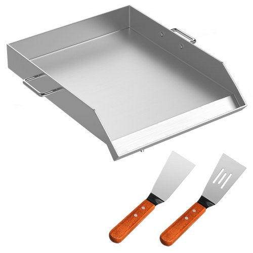 fyrkantig grillplatta 16 x 18 tums rostfritt stål grillplatta platt toppgrill Tripple Burner Spis Grillplatta Flat Top Plate för utomhus Trippelbrännare spis |  EU