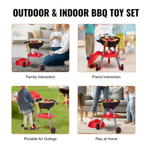 28 ST Barn BBQ Grill Lekset Matlagning Grill Leksaksset Låtsas ljudljus |  EU