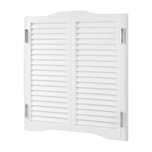 Svängdörrar för café 81,3x91,4 cm furu vit med gångjärn och beslag |  EU