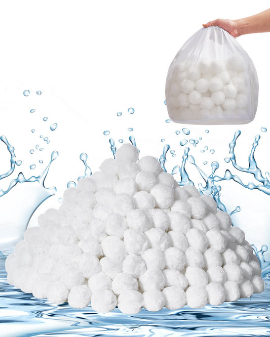 Pool-Filterbälle für Sandfilterpumpe, 2,1 kg, wiederverwendbar, für Pool