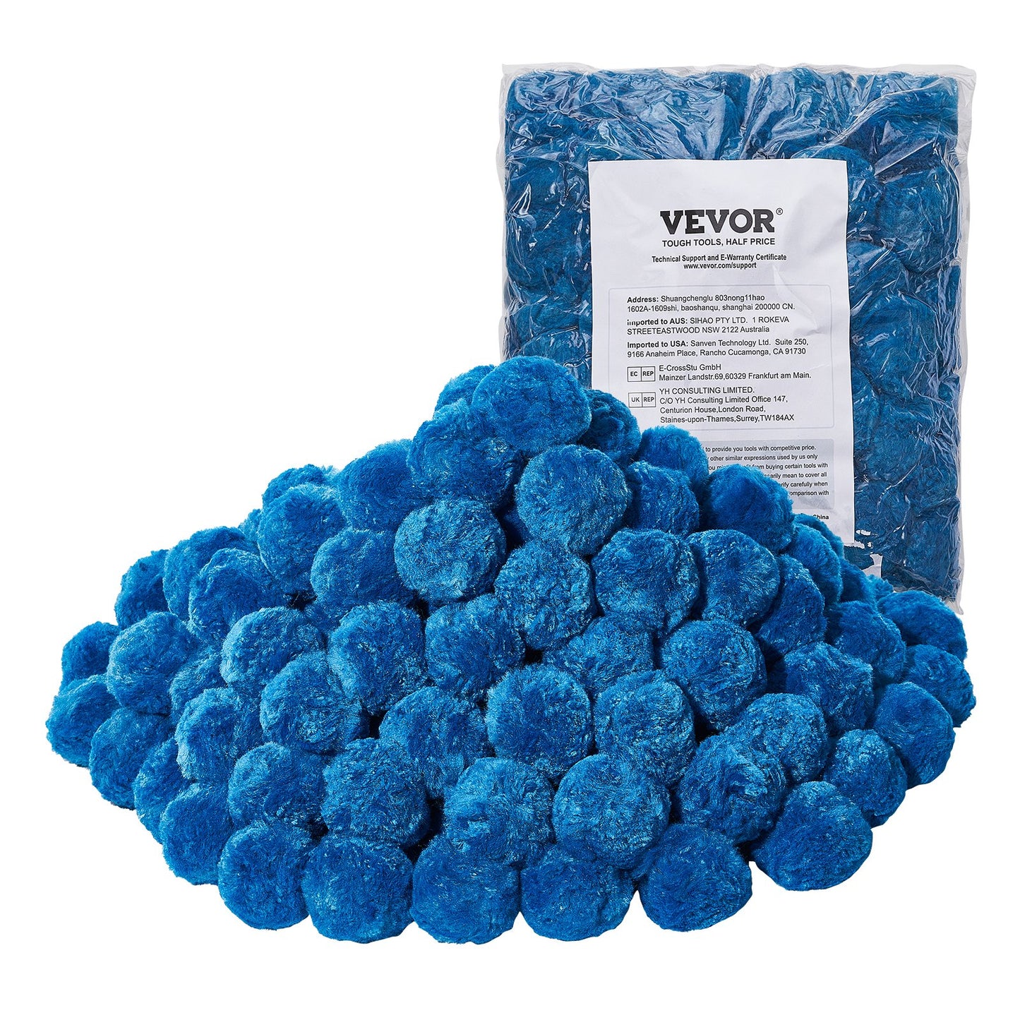 Pool-Filterbälle für Sandfilterpumpe, Pool, 0,7 kg, wiederverwendbar, blau