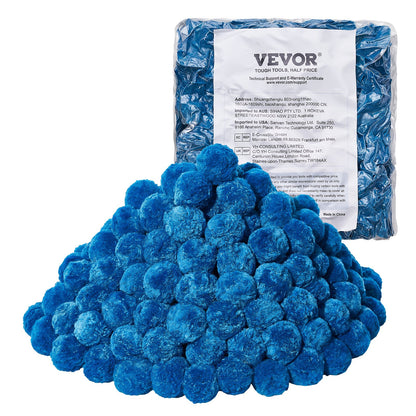 Pool Filter Balls for Sand Filter Pump Pool 3.1 lbs Reusable Blue
