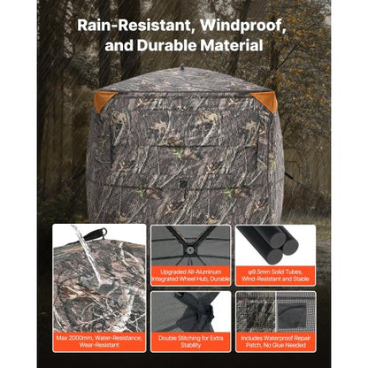 Bärbar jaktgardin genomskinlig markgardin för hjort, bärväska för 2-3 personer |  EU