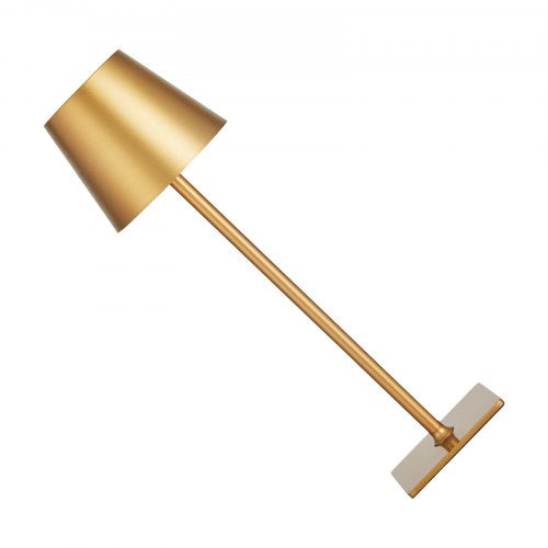 Sladdlös Bordslampa 2-pack 5200mAh Uppladdningsbart Batteri Skrivbordslampa Guld