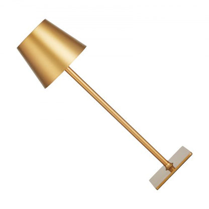 Sladdlös Bordslampa 2-pack 5200mAh Uppladdningsbart Batteri Skrivbordslampa Guld