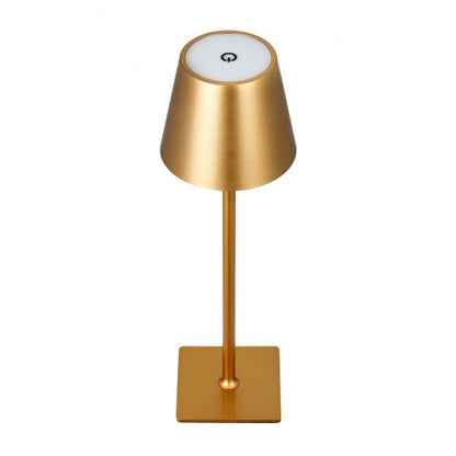 Sladdlös Bordslampa 2-pack 5200mAh Uppladdningsbart Batteri Skrivbordslampa Guld