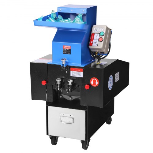 Plastic Shredder Crusher 2.2KW Granulator Recycling Machine 380V 3 Phase