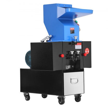 Plastic Shredder Crusher 2.2KW Granulator Recycling Machine 380V 3 Phase