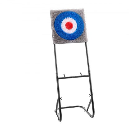 Axe Throwing Game Plastic Brush Target 8 Throwing Axes Set Steel Frame | EU
