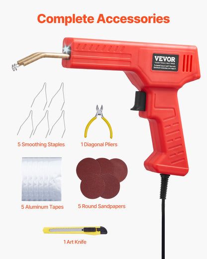 Plastsvetsare 100W plastsvetspistol med 800 st klammer