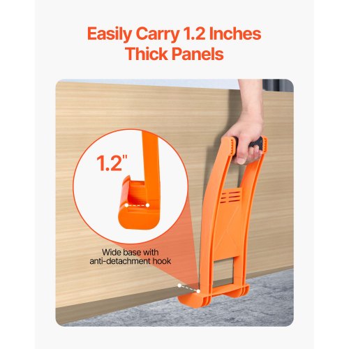 Drywall Holder 2-pack Plywood Holder Handle with 176 lbs load