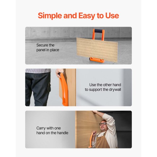 Drywall Holder 2-pack Plywood Holder Handle with 176 lbs load