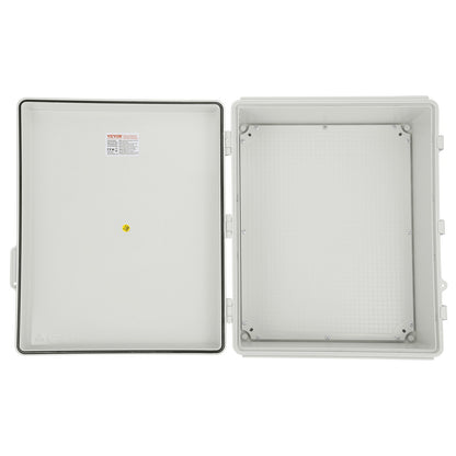 Elektrisk kopplingsdosa utomhus, 530 x 430 x 200 mm, Elektrisk låda i ABS-plast med gångjärnskåpa Rostfritt stålspärr, IP67 Dammtät Vattentät för utomhuselektriska projekt