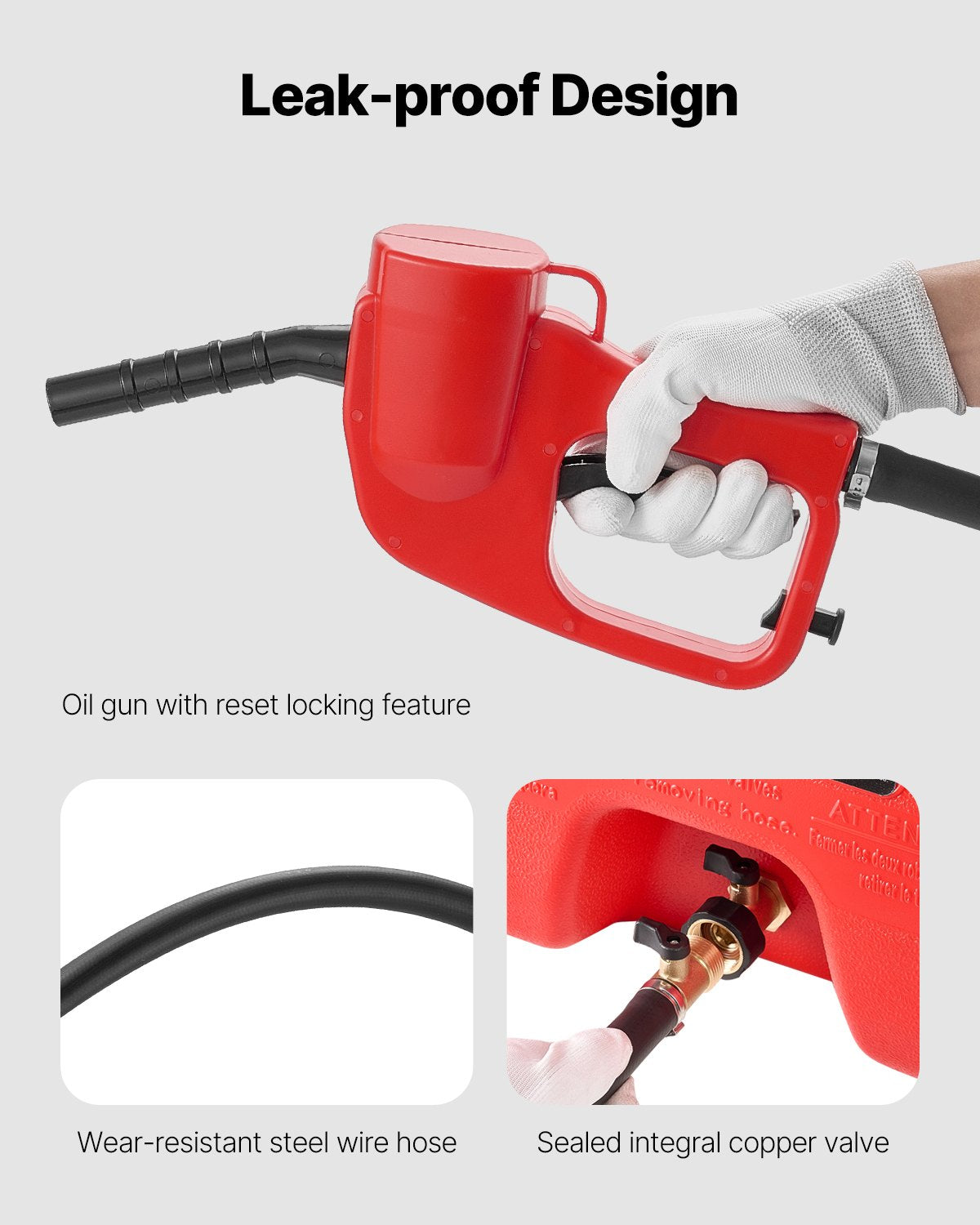 Fuel Caddy 15 Gallon Portable Fuel Tank with Gravity and Hand Pump Modes