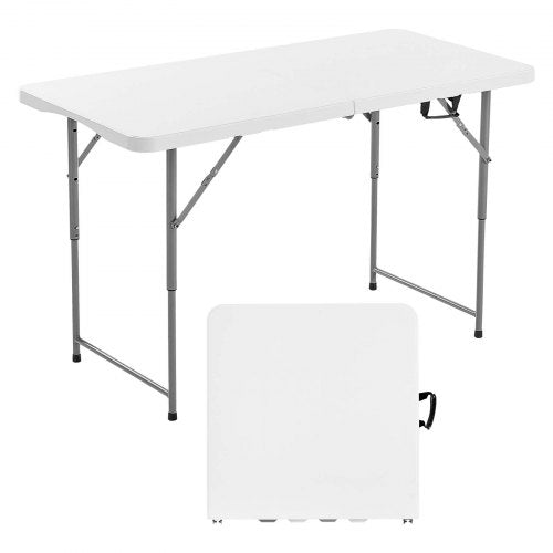 122cm Plast Hopfällbart Picknickbord Bärbart Handtag Inomhus Utomhus