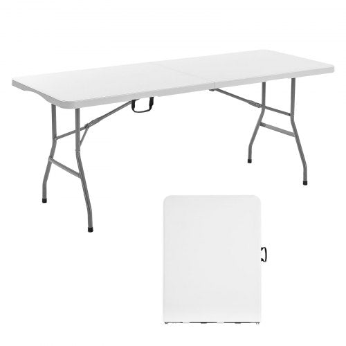 180cm Plast Hopfällbart Picknickbord Bärbart Handtag Inomhus Utomhus