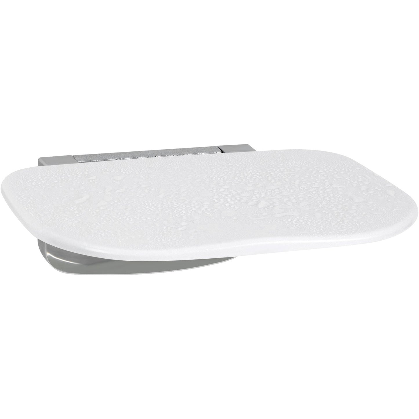 Hopfällbar duschsits 13,6'' x 12,8'' väggmonterad duschbänk 450 lbs