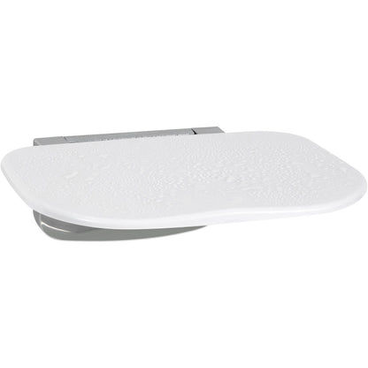 Hopfällbar duschsits 13,6'' x 12,8'' väggmonterad duschbänk 450 lbs