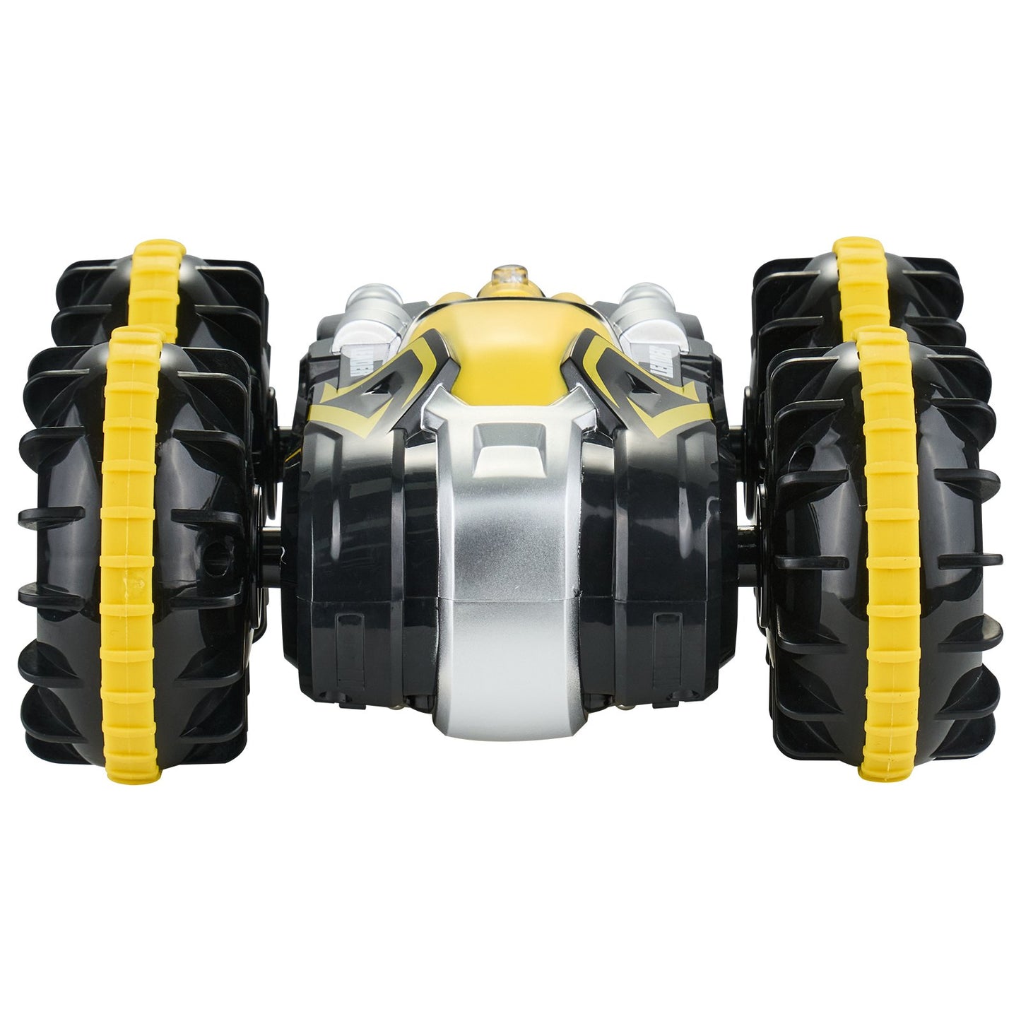 Amphibious Fjärrkontroll Bilbåt 2,4 GHz 4WD RC Båt Barn Vuxna Gul