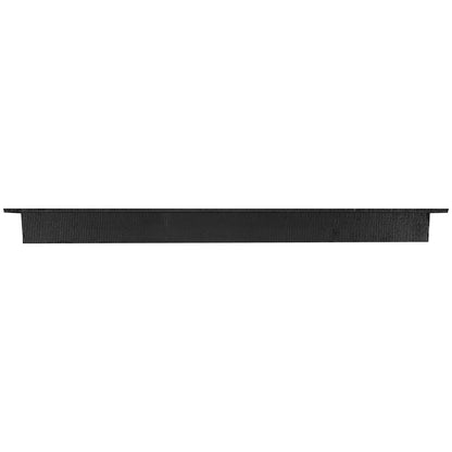 Duschnisch Klar för kakel 40,64 x 127 cm, Enstaka hyllplan, fyrkantiga hörn Vägginsatt nisch infälld, förseglat skydd Modern tvålförvaringsnisch för duschbadrum, svart