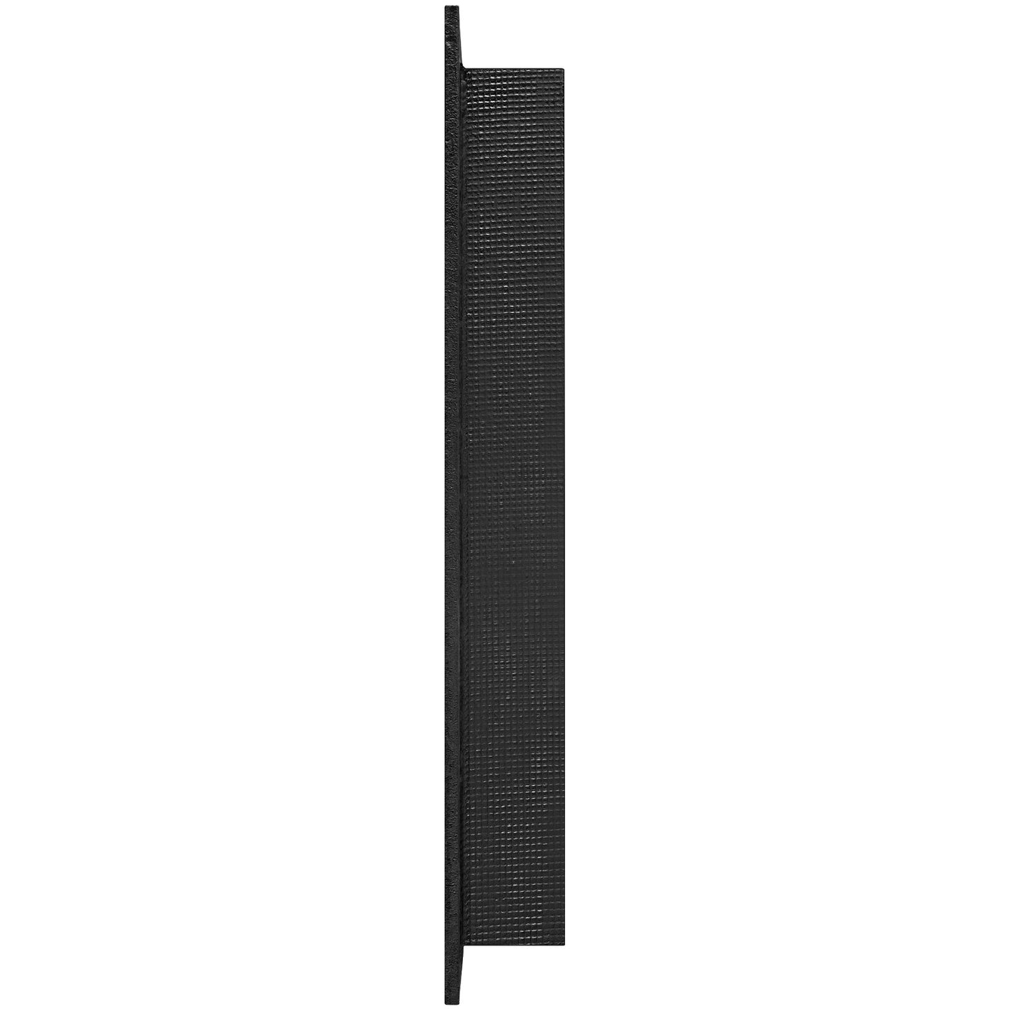 Shower Niche Tile Ready 40.64 x 81.28 cm, Double Shelf, Square Corners Wall-Mounted Niche Recessed, Sealed Cover Modern Soap Storage Niche for Shower Bathroom, Black