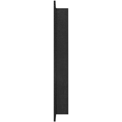 Shower Niche Tile Ready 40.64 x 81.28 cm, Double Shelf, Square Corners Wall-Mounted Niche Recessed, Sealed Cover Modern Soap Storage Niche for Shower Bathroom, Black