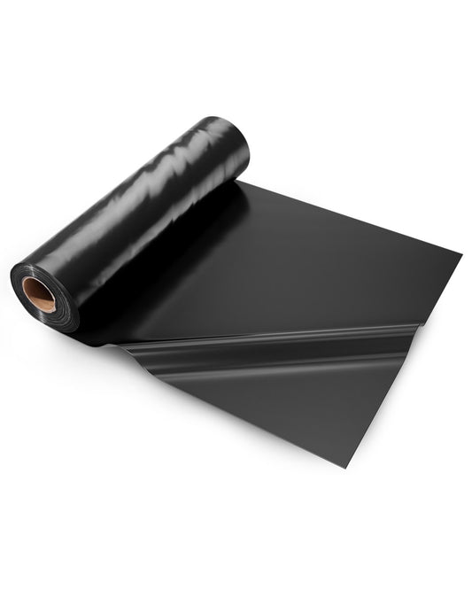 10Mil Plastic Wrap Roll 10 x 100 FT Heavy Duty Polyethylene Black
