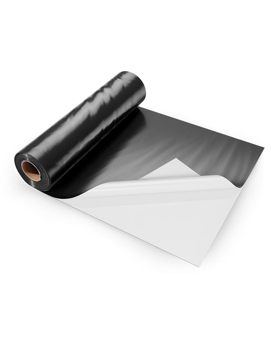 6Mil Plastic Film Roll 10 x 100 FT Heavy Duty Film Black &amp; White