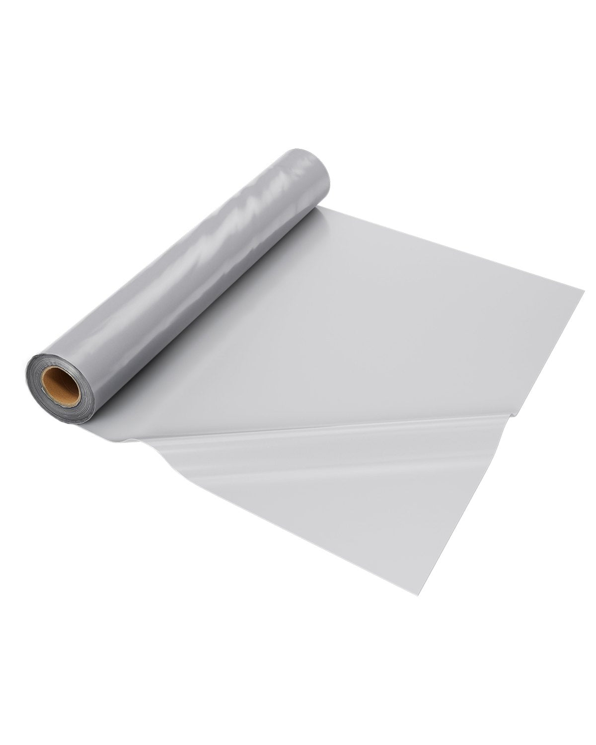 8Mil Plastic Sheet Roll 6.5 x 164 FT Heavy Duty Polyethylene Gray