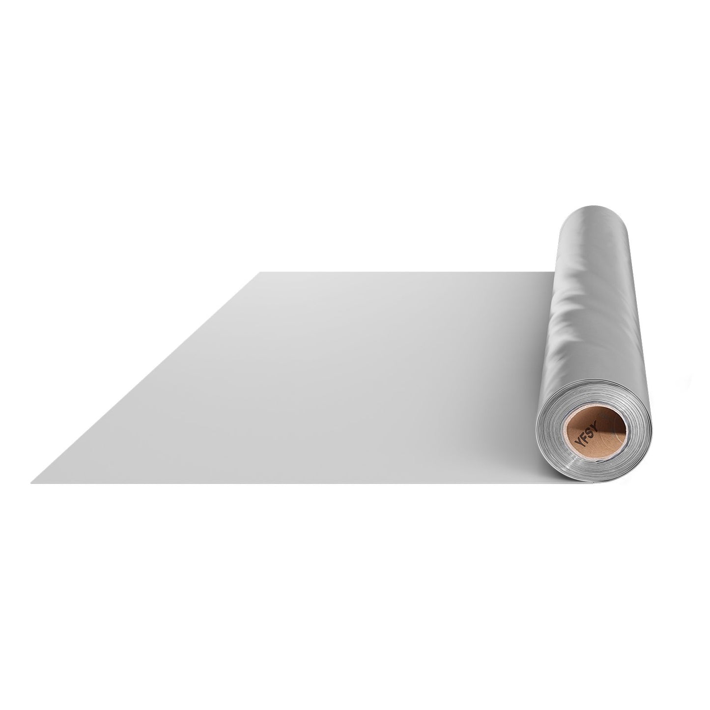 8Mil Plastic Sheet Roll 6.5 x 164 FT Heavy Duty Polyethylene Gray