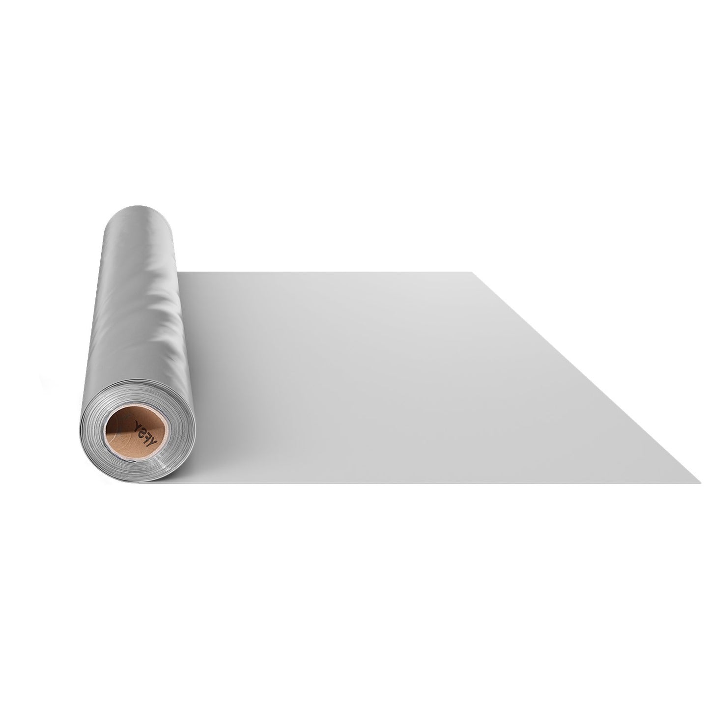 8Mil Plastic Sheet Roll 6.5 x 164 FT Heavy Duty Polyethylene Gray