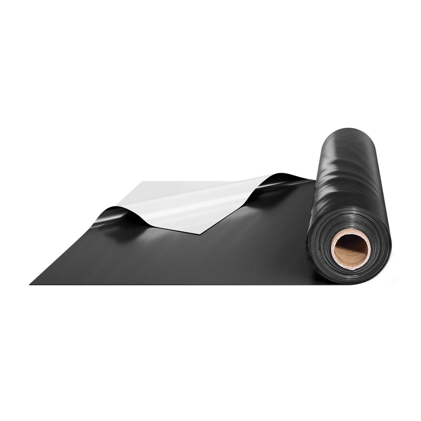 10Mil Plastic Film Roll 10 x 65 FT Heavy Duty Film Black &amp; White