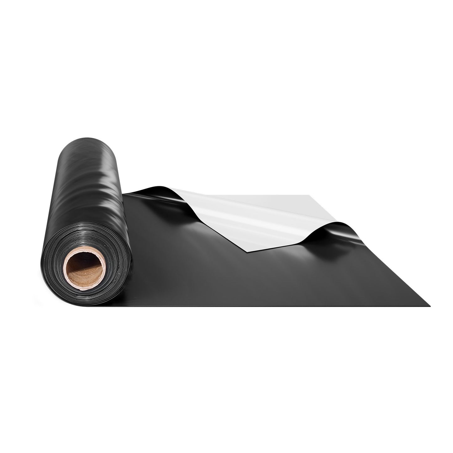 10Mil Plastic Film Roll 10 x 65 FT Heavy Duty Film Black &amp; White