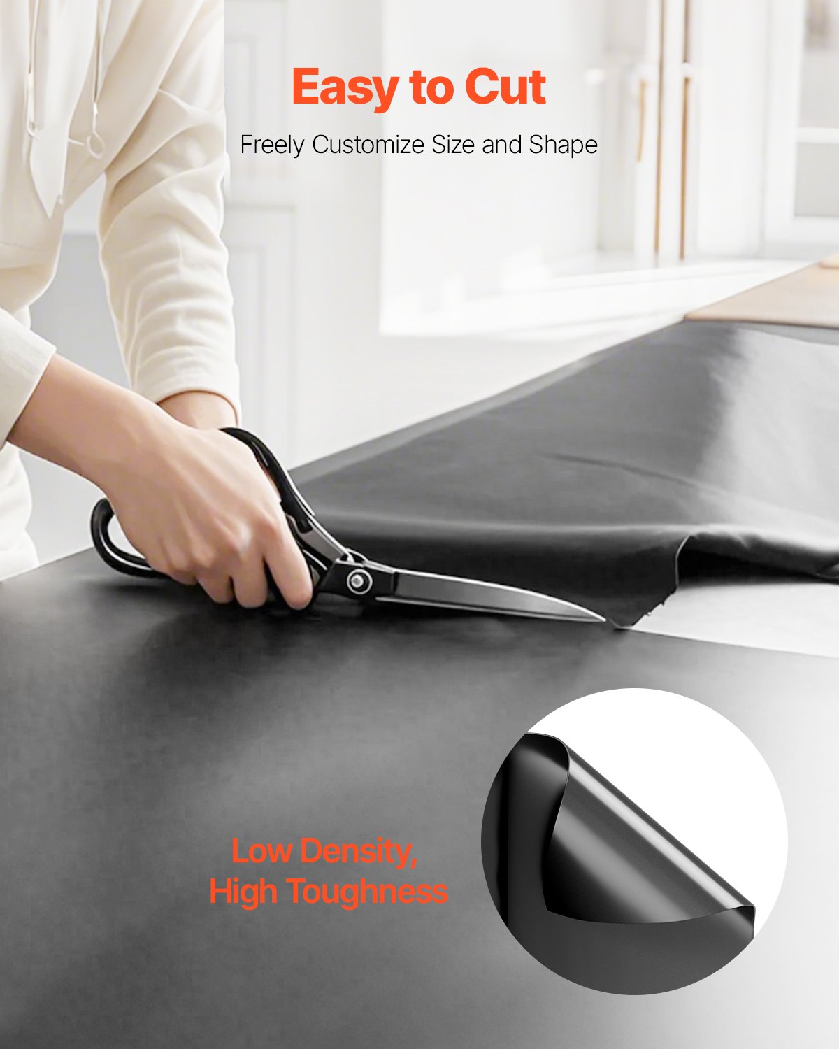 10Mil Plastic Wrap Roll 5 x 100 FT Heavy Duty Polyethylene Black